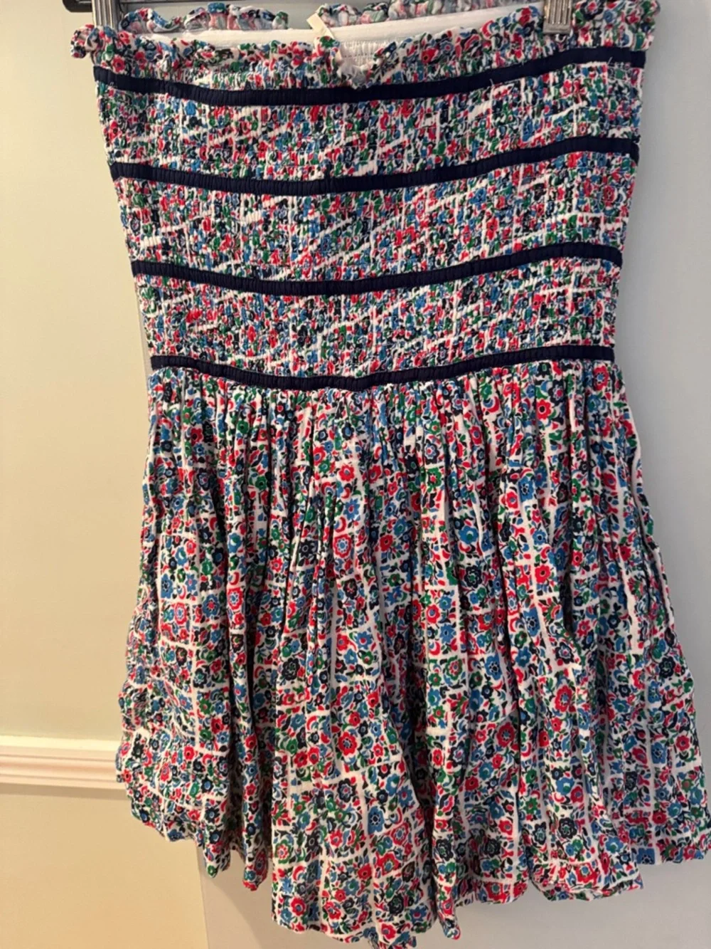 Free People Strapless Floral romper straps included